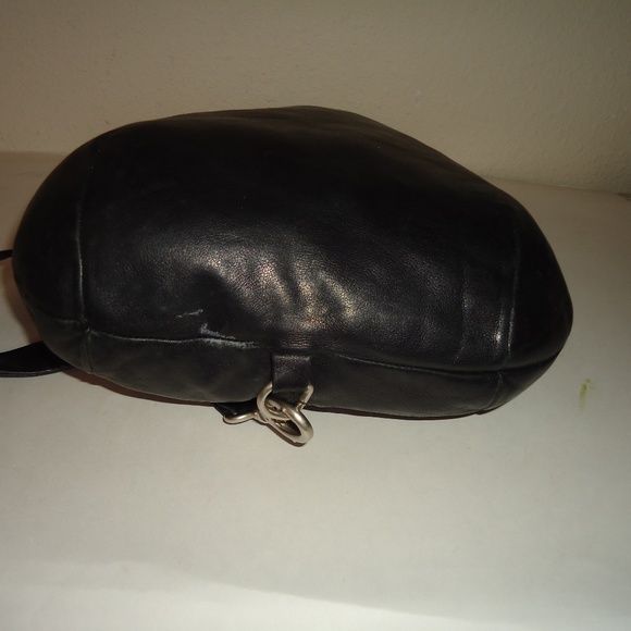 Russel&Bromley Women's Leather Black Back Pack Size-18x12 in - Picture 8 of 13